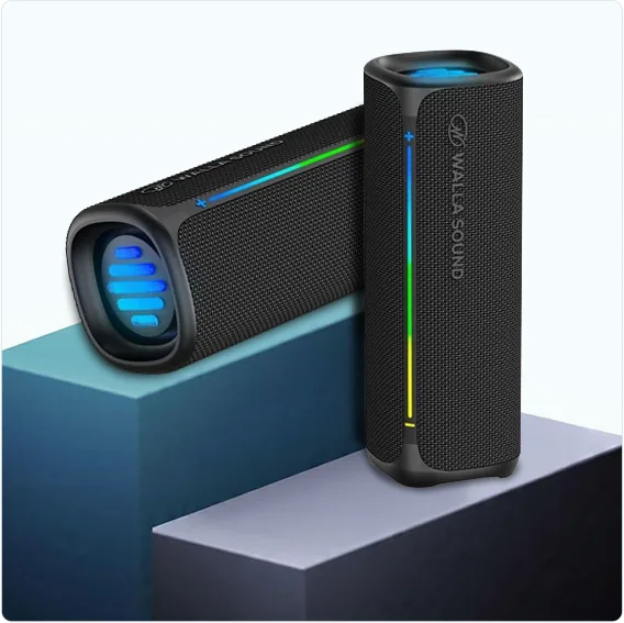 Walla Sound BOOM+ portable Bluetooth speaker