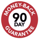 90-day money back guarantee